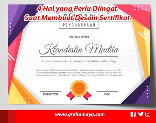 Tahukah Anda Apa Perbedaan Sertifikat Dan Piagam